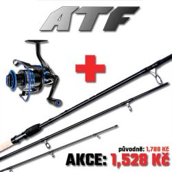 AKCE ATF Prut Feeder Basic 3,6m + ATF Naviják Cetus FD30