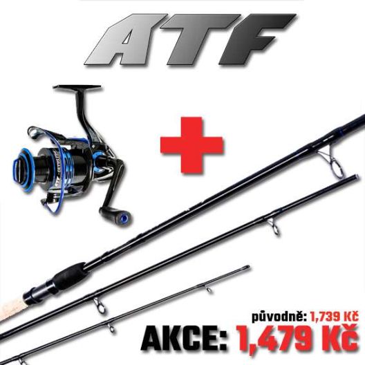 AKCE ATF Prut Feeder Basic 3,3m + ATF Naviják Cetus FD30